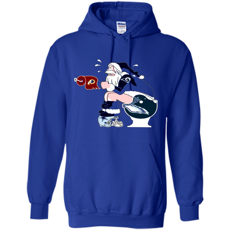 Los Angeles Rams Toilet Santa Claus PINGPONG