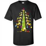 Tractor Car Christmas Tree T-shirt For Drivers