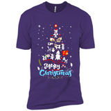 Christmas Ugly Sweater Animal Tree Pine Merry Christmas - Premium Short Sleeve T-Shirt