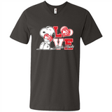 Snoopy loves NBA Atlanta Hawks - Men's V-Neck