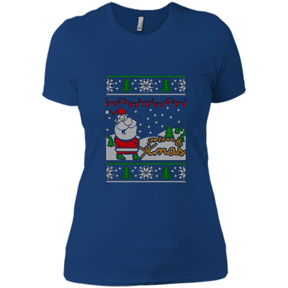Bad Santa pingpong - Ladies' Boyfriend T-Shirt