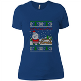 Bad Santa pingpong - Ladies' Boyfriend T-Shirt