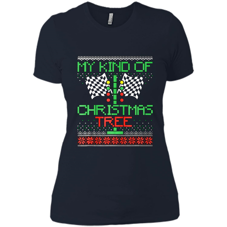 Funny Drag Racing Ugly Christmas Holiday Tree PING PONG