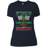 Funny Drag Racing Ugly Christmas Holiday Tree PING PONG