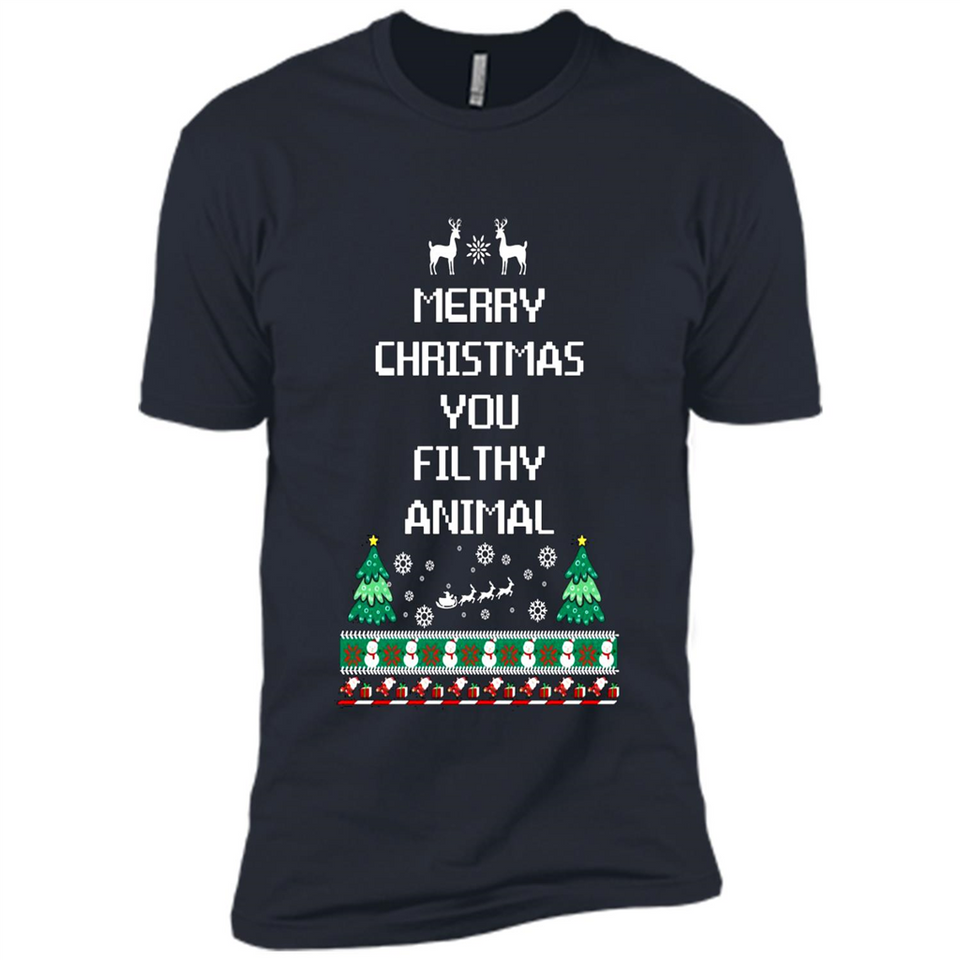 Merry Christmas You Filthy Animal Sweatshirt PINGPONG