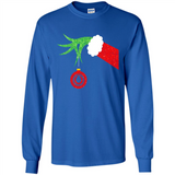 Funny Grinch Hand Holding Oiler Ornament Christmas PING PONG