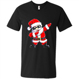 Christmas shirt Dabbing Santa Claus Xmas Gift - Men's V-Neck