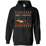Merry Christmas Forklift ugly sweatshirt PINGPONG