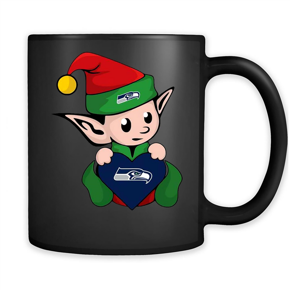 Seattle Seahawks ELF Elves Grinch Santa Claus