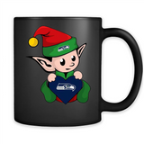Seattle Seahawks ELF Elves Grinch Santa Claus