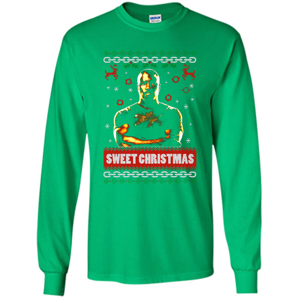 Christmas Ugly Sweater Floyd Mayweather Sweet Christmas - Long Sleeve T-Shirt
