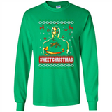 Christmas Ugly Sweater Floyd Mayweather Sweet Christmas - Long Sleeve T-Shirt