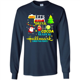 Santa claus i just want to bake stuff and waych christmas movi PINGPONG - Long Sleeve T-Shirt