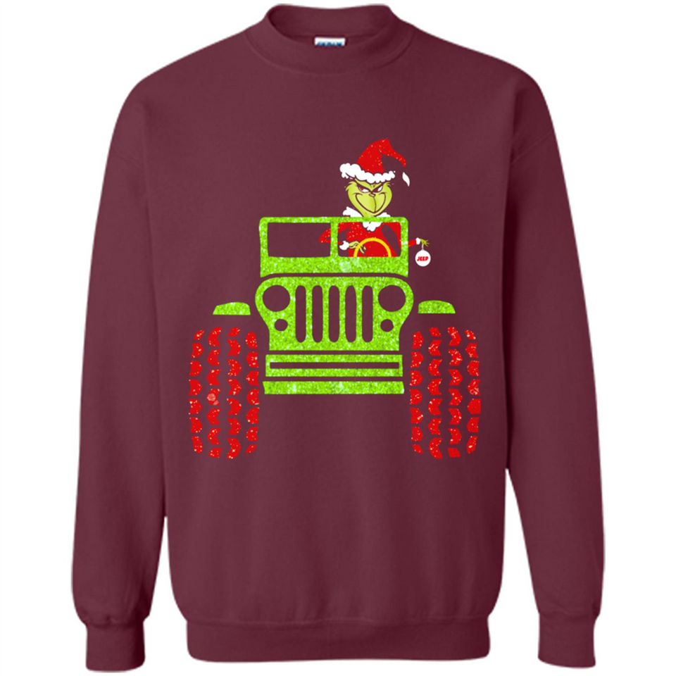 Grinch Jeep Christmas