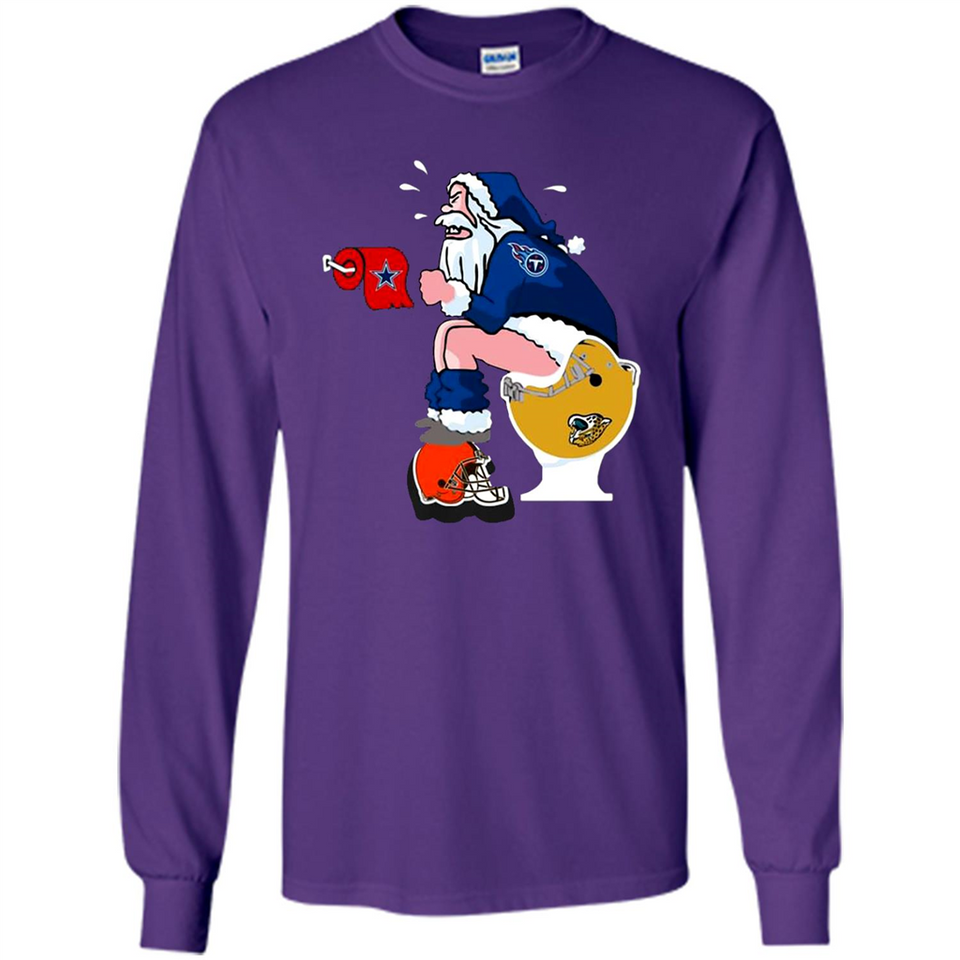 Tennessee Titans Santa Claus Toilet