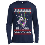 Mr Slothy Christma - Canvas Long Sleeve T-Shirt