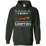 Santa Claus Carpmas Merry Carpmas Christmas Sweater PINGPONG - Hoodie