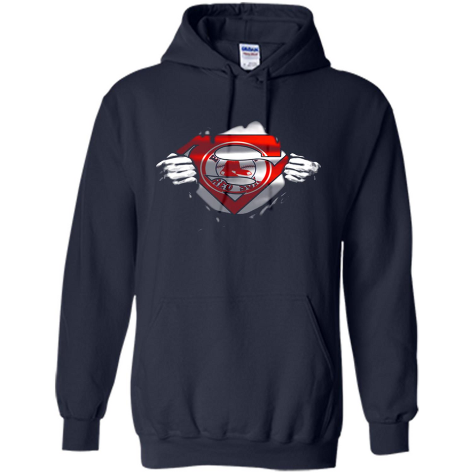 Boston Red Sox And Superman Fans - Hoodie