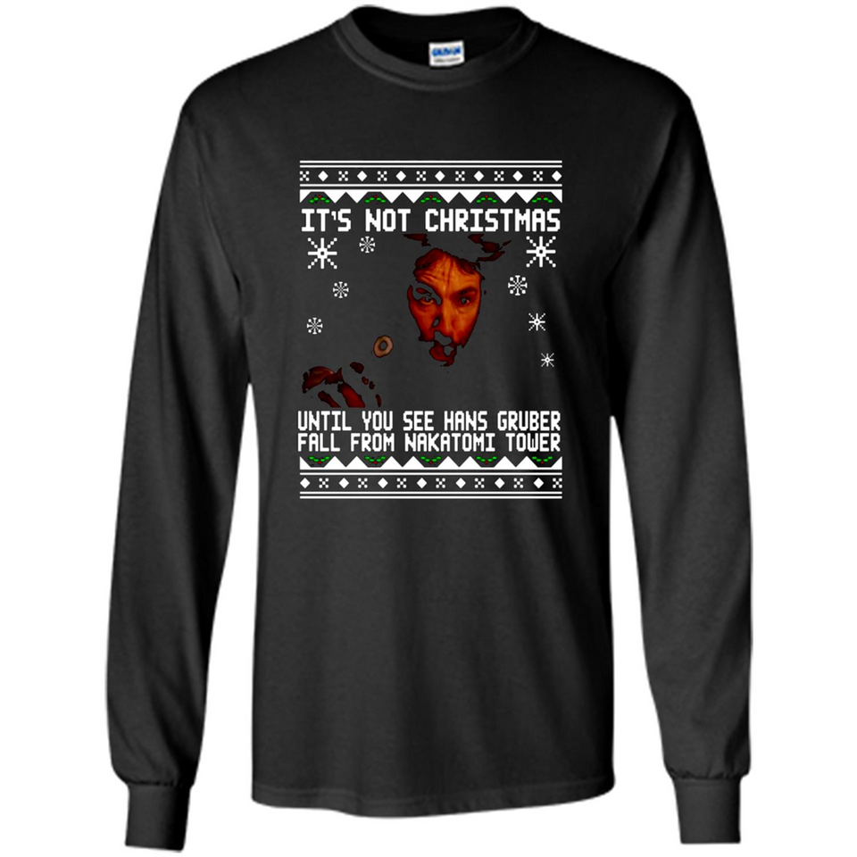 It's Not Christmas Until You See Hans Gruber Fall Ugly Christmas PINGPONG