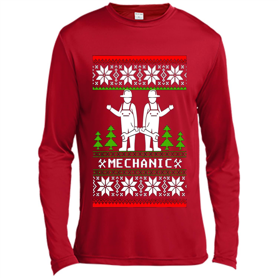 Mechanic Christmas sweater PINGPONG