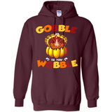 Gobble Til You Wobble Funny Thanksgiving Day Turkey