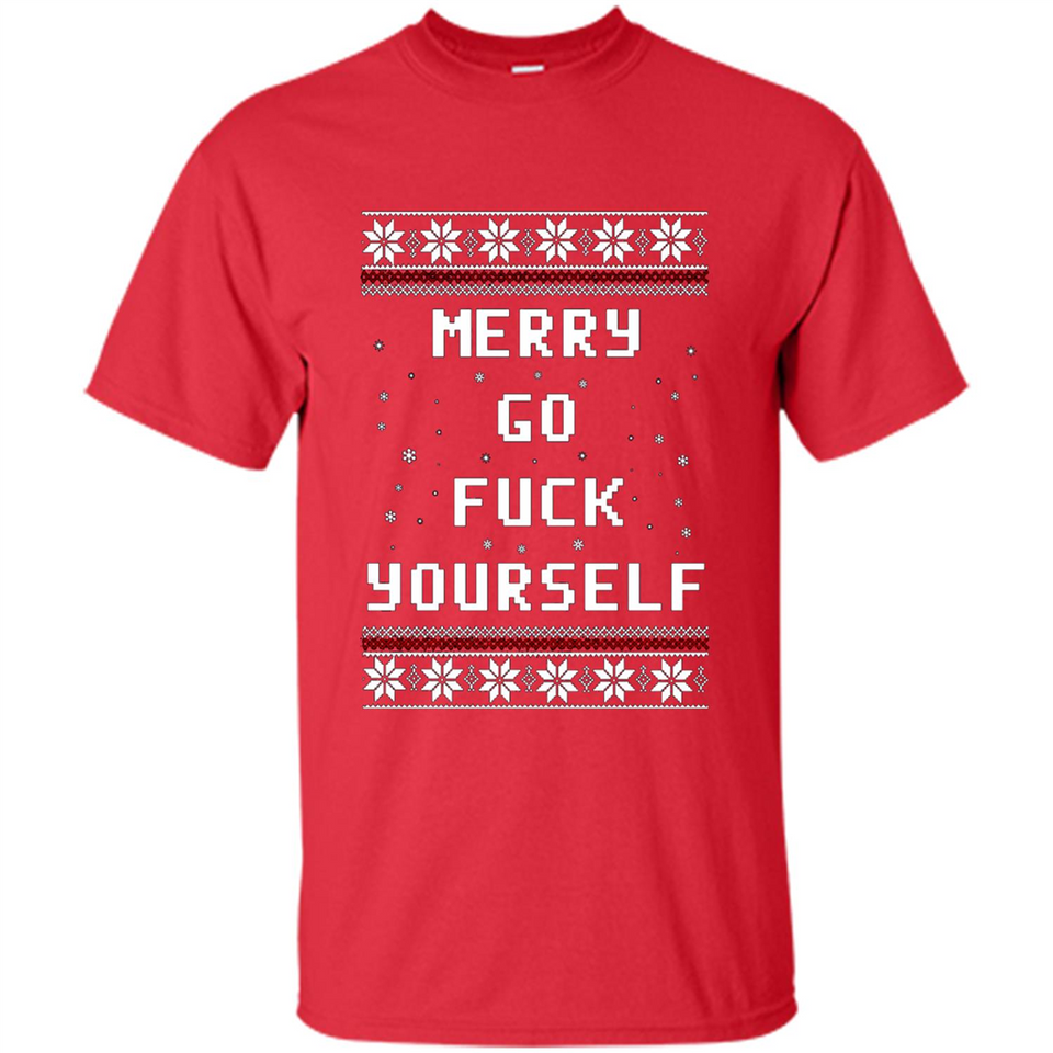 Merry go fuck yourself Christmas sweatshirt PINGPONG