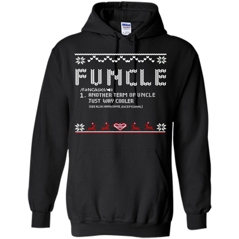 Mens Christmas Funcle Definition - Hoodie