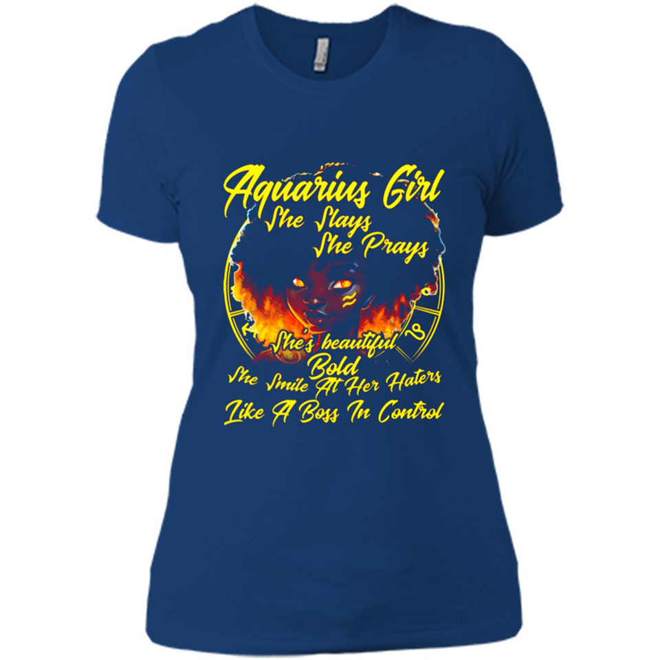 Aquarius Girl She Slays She Prays Zodiac Sign PINGPONG