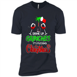 Drink Up Grinches It_s Fucking Christmas Funny Sweatshirt - Premium Short Sleeve T-Shirt
