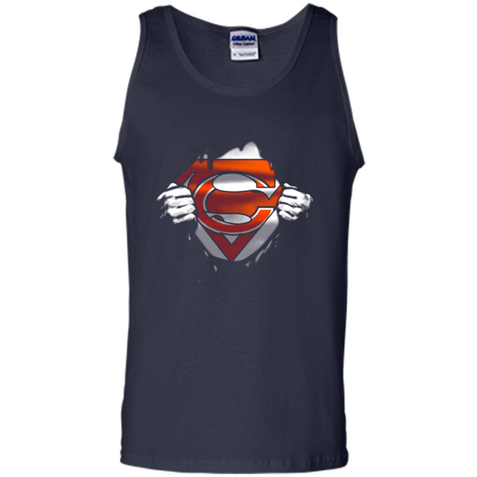 Chicago Bears And Superman Fans - Tank Top