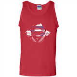 Carolina Panthers And Superman Fans - Tank Top