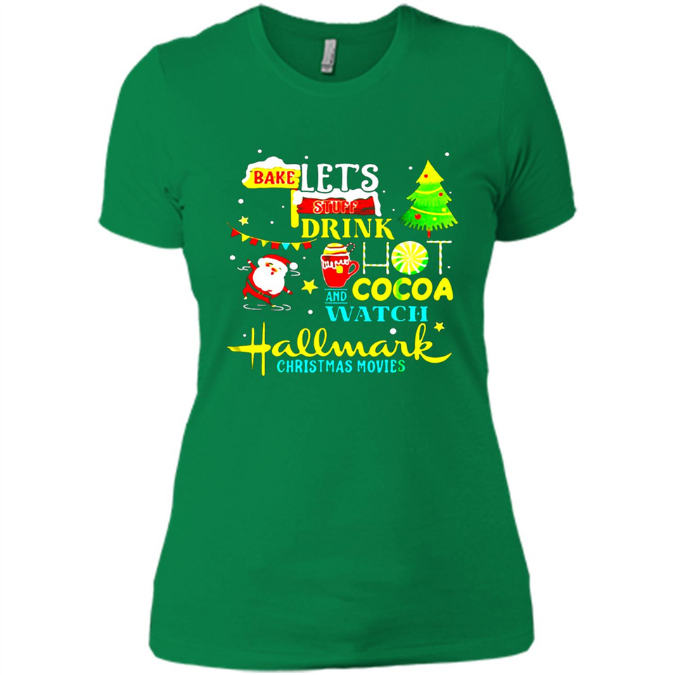 Santa claus i just want to bake stuff and waych christmas movi PINGPONG - Ladies' Boyfriend T-Shirt