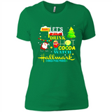 Santa claus i just want to bake stuff and waych christmas movi PINGPONG - Ladies' Boyfriend T-Shirt