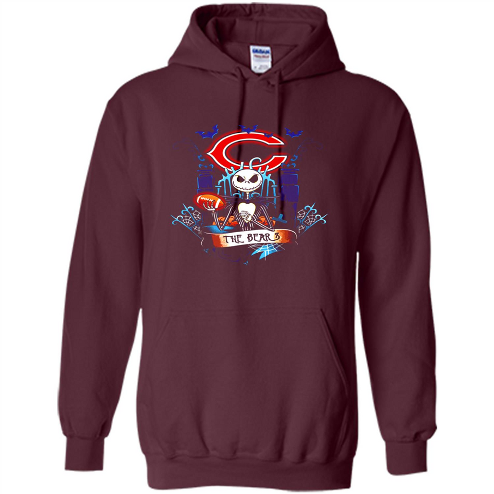 Chicago Bears Halloween The Nightmare Before Christmas - Hoodie