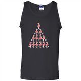 Flamingo Christmas Tree Flamingo - Tank Top