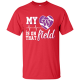Washington Huskies Football My Heart is on that Field - Shirt