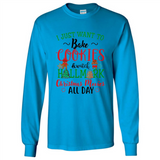 I just Want to bake Cookies and watch Hallmark Christmas movies White T-Shirt - Long Sleeve T-Shirt