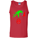 Christmas The Grinch Hand Holding Hippie Ornament - Tank Top