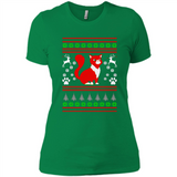 Christmas Ugly Sweater CUTE CATS UGLY CHRISTMAS SWEATERS - Ladies' Boyfriend T-Shirt