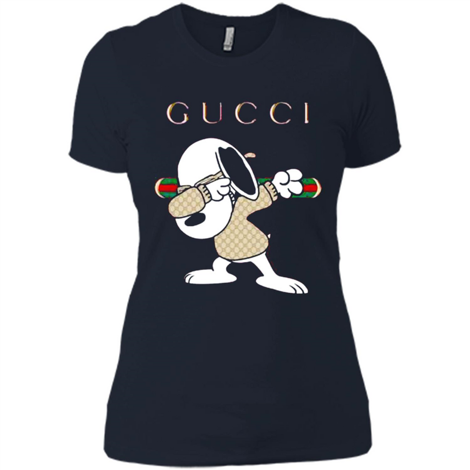SNOOPY GUCCI DABBING - Ladies' Boyfriend T-Shirt