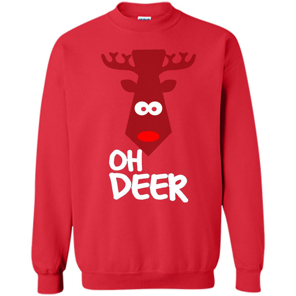 Oh Deer Christmas Reindeer Black mugs PINGPONG - Sweatshirt