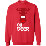 Oh Deer Christmas Reindeer Black mugs PINGPONG - Sweatshirt