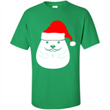 Funny Hamster Christmas t-shirt Santa Hat - Shirt