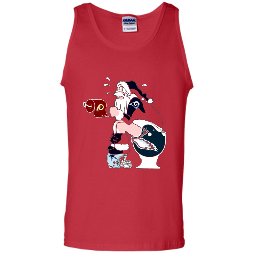Los Angeles Rams Toilet Santa Claus PINGPONG