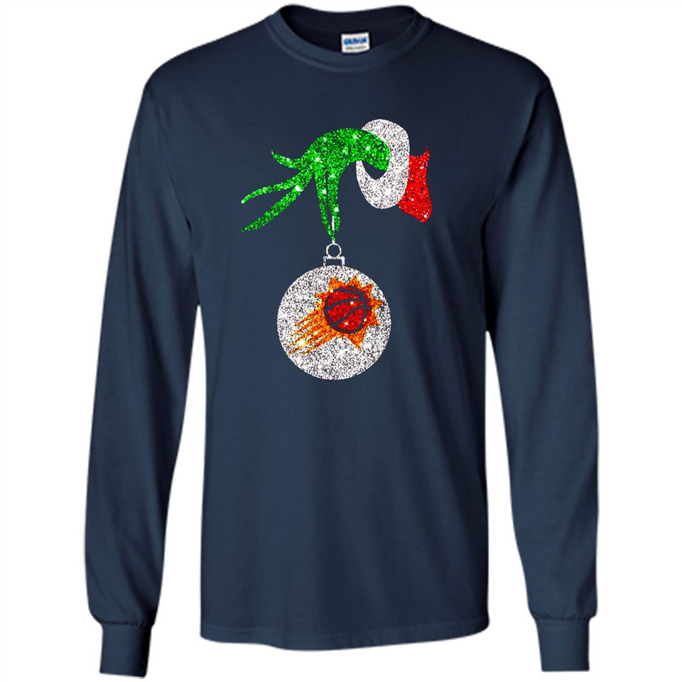 Amazing Phoenix Sun Glitter Grinch Monogram Ornament Christmas Gift - Long Sleeve T-Shirt