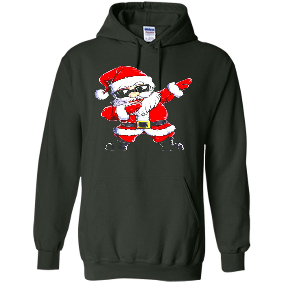 Christmas shirt Dabbing Santa Claus Xmas Gift - Hoodie