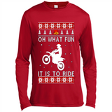 Motocross oh what fun it is to ride Christmas sweater PINGPONG