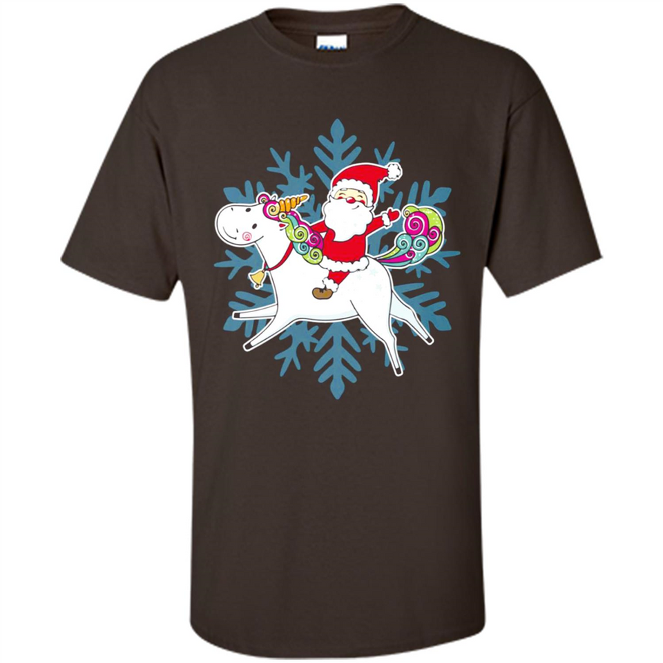 Unicorn And Santa Christmas 1 - Shirt