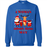 Never Underestimate A May Woman Watches Hallmark Movies Sweatshirt PINGPONG