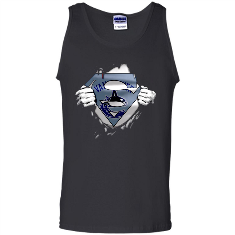 Vancouver Canucks And Superman Fans - Tank Top